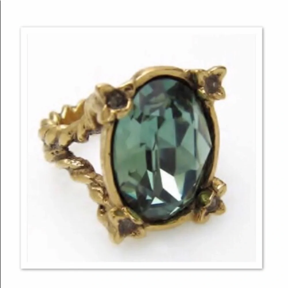 Jessica Elliott Swarovski‎ & Brass Plated Rings